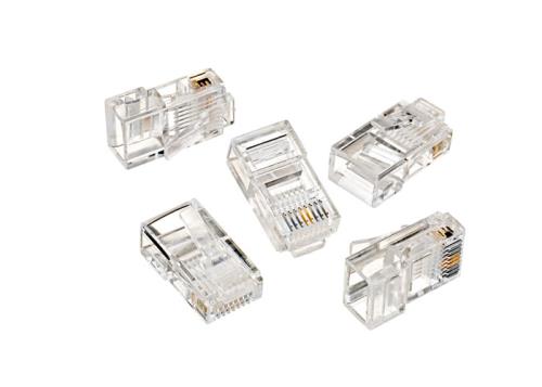 S-Link Sl-6P2c Rj11 Konnektor 100 Lü Paket Telefon Jack